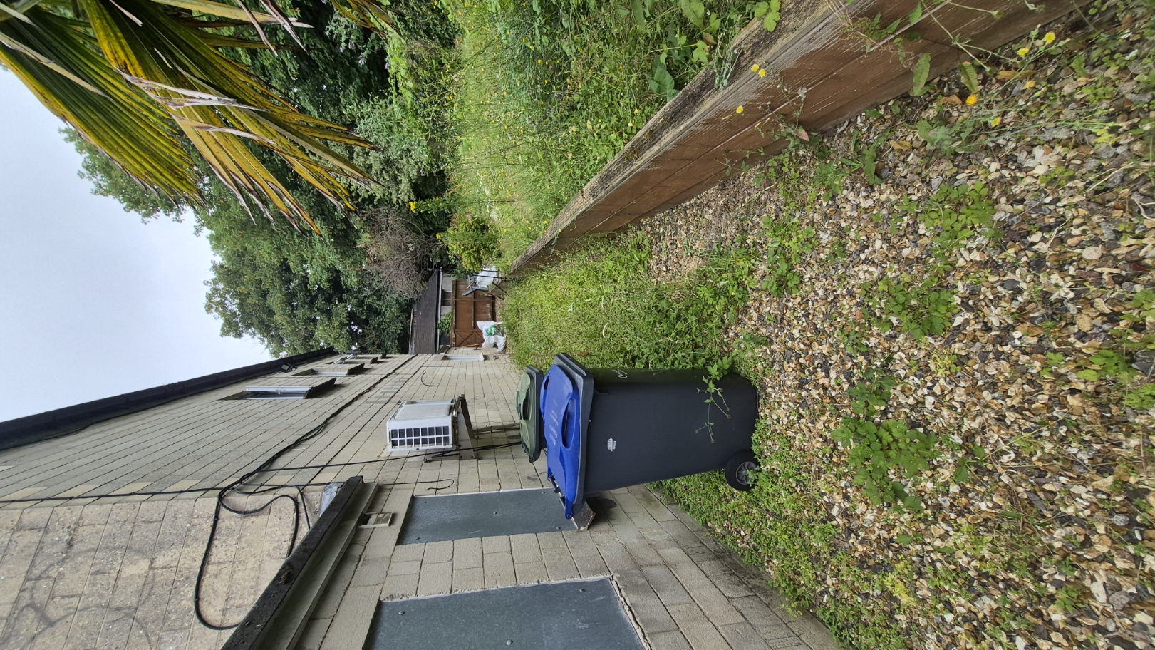 Side access path and sleeper border — before