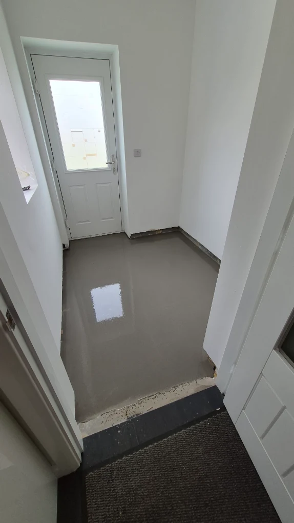 Porch floor, Trowbridge — before